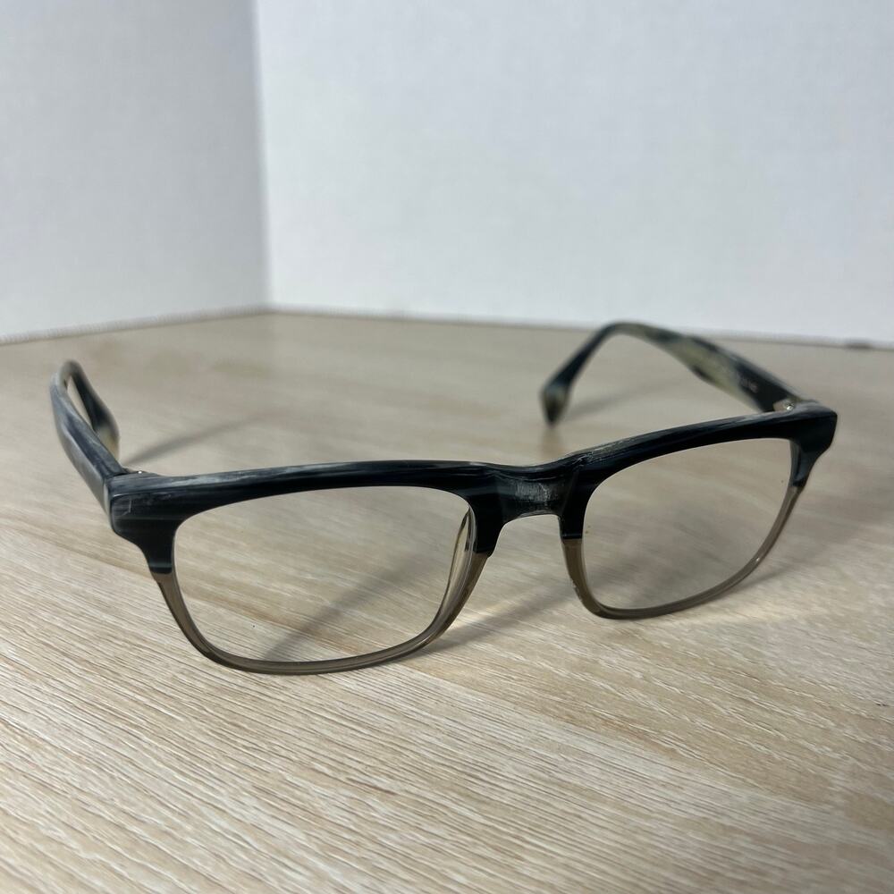 State Optical Co Burnham Ebony Smoke Eyeglasses READ DESC 51-20-140 Made In USA